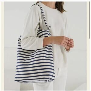 Baggu Duck Bag Stripe Canvas Tote Bag